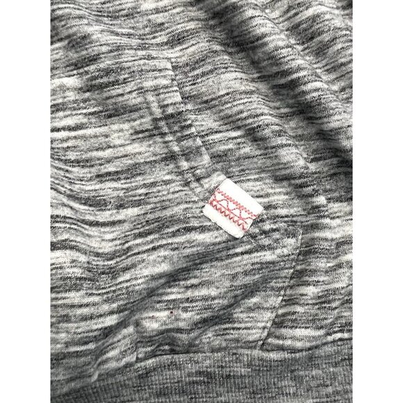 REFLEX Womens XL Gray Heather L/S HOODIE Sweatshirt Pocket Life Is Out There EUC - Picture 6 of 9